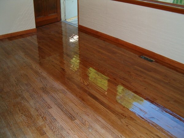 Before and After Hardwood Floor Resurfacing in Worthington OH